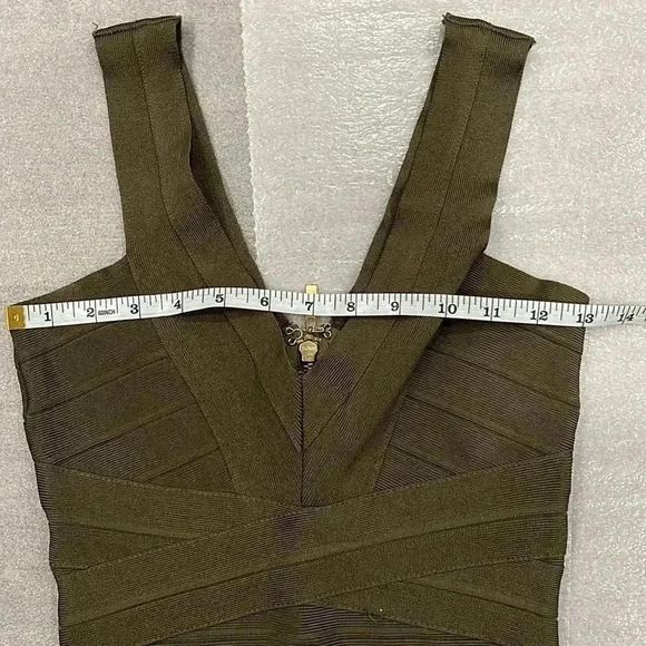 [XS]Bebe  Double V Bandage Dress NWOT - Picture 5 of 11